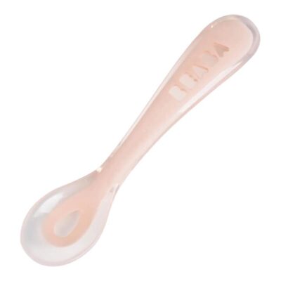2nd Stage Silicone Spoon - Old Pink