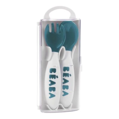 2nd Stage Ergonomic Cutlery Set - Airy Green