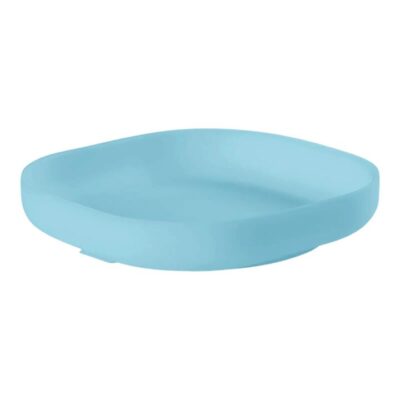 Silicone Suction Plate - Light Blue