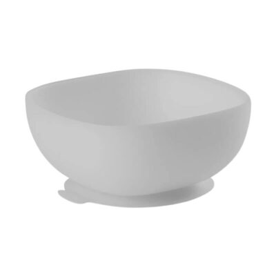 Silicone Suction Bowl - Grey