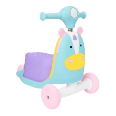 Zoo 3-in-1 Ride On Toy - Unicorn