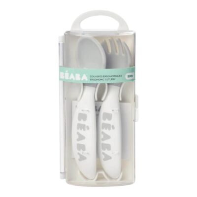 2nd Stage Ergonomic Cutlery Set - Light Mist