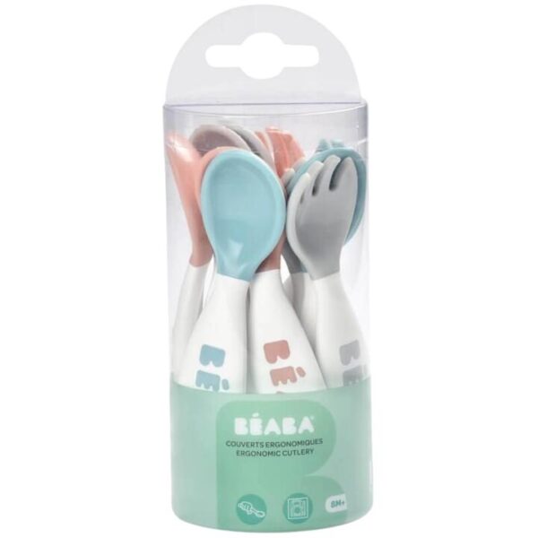2nd Stage Ergonomic Cutlery Spoon and Fork Set