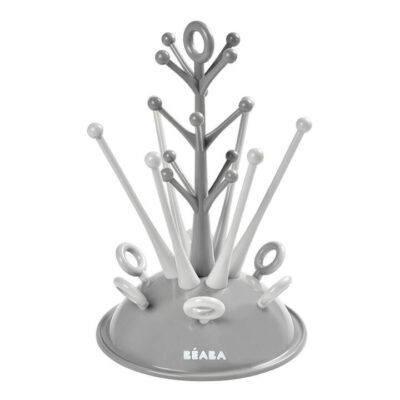Baby Bottle Countertop Tree Drying Rack - Grey