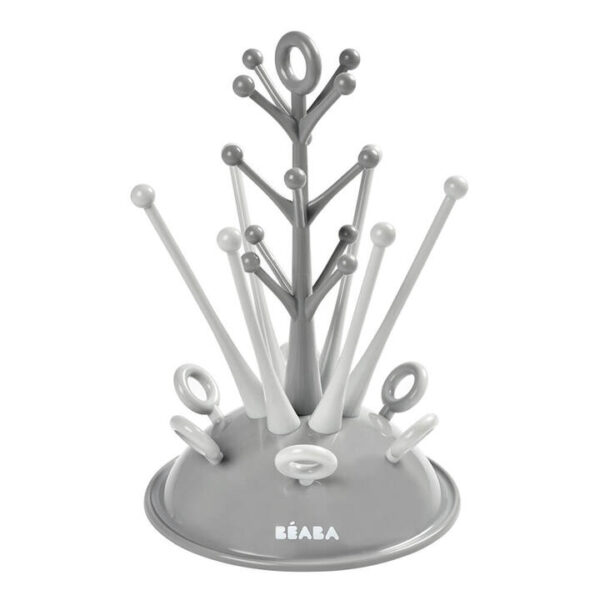 Baby Bottle Countertop Tree Drying Rack - Grey