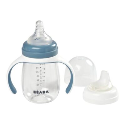 2-in-1 Learning Cup 210ml - Windy Blue