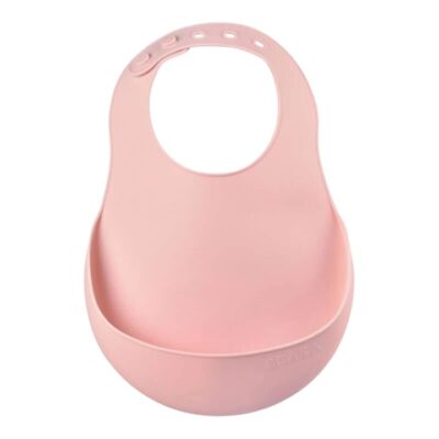 Silicone Bib - Old Pink