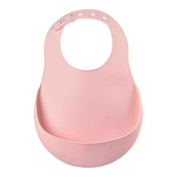 Silicone Bib - Old Pink