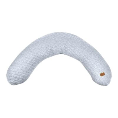 Big Flopsy Maternity and Nursing Pillow - Cotton Heather Grey