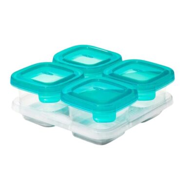 Silicone Baby Blocks™ - Teal 4x4oz