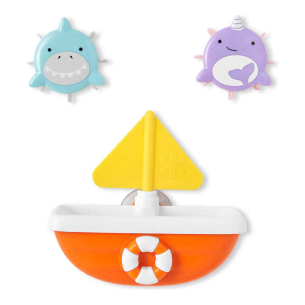 Zoo Tip & Spin Boat - Shark/Narwhal