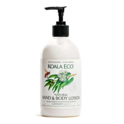 Natural Hand & Body Lotion - Lemon Scented Eucalyptus & Rosemary 500ml