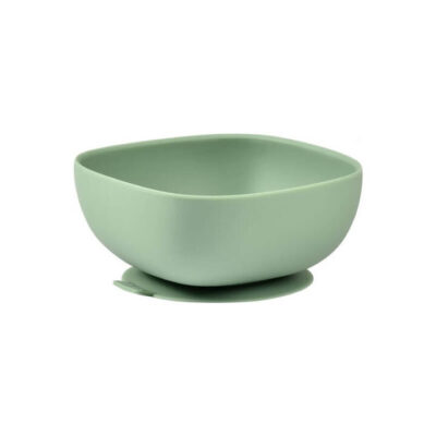Silicone Suction Bowl - Sage Green