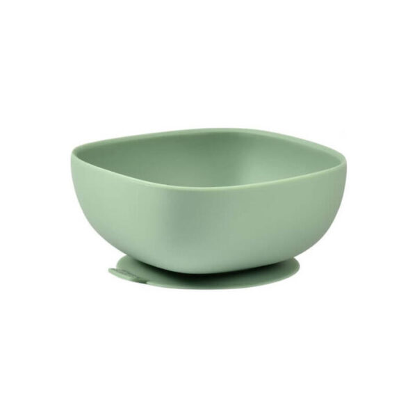 Silicone Suction Bowl - Sage Green