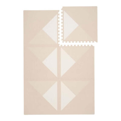 Premium Foam Play Mats 120x180cm - Kyte Collection - Mocha