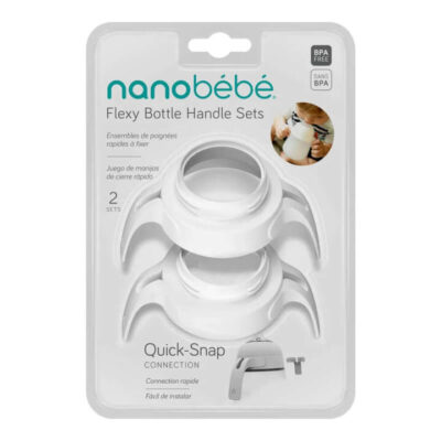Silicone Bottle Handles - White