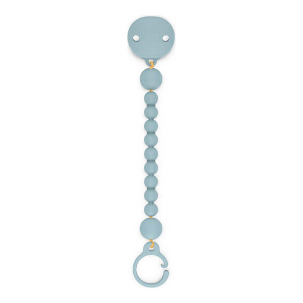 Colour Essence Silicone Bobble Soother Clip - Blue