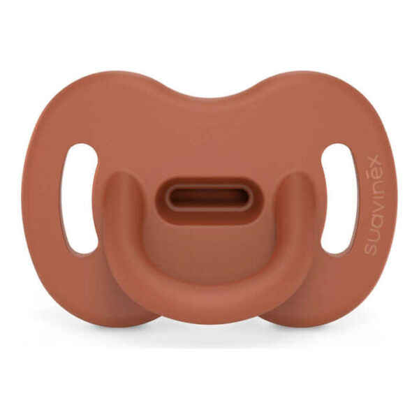 Colour Essence SX Pro Silicone Soother 0-6 Months - Brick Red