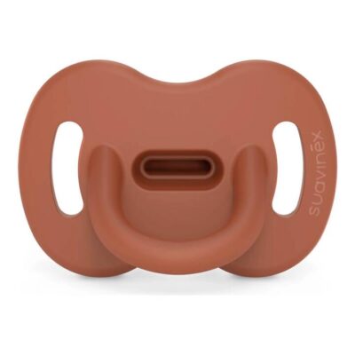 Colour Essence SX Pro Silicone Soother 6-18 Months - Brick Red