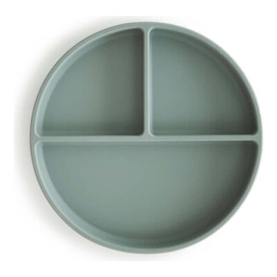 Silicone Suction Plate - Cambridge Blue