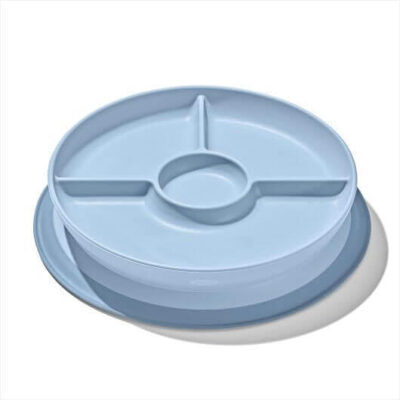 Stick & Stay Suction Divided Plate - Dusk