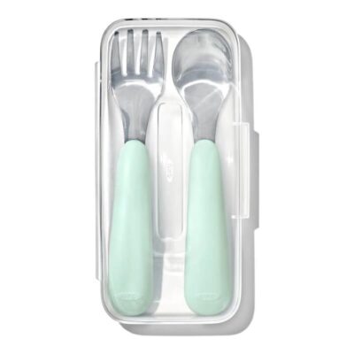 On-The-Go Fork & Spoon Set - Opal