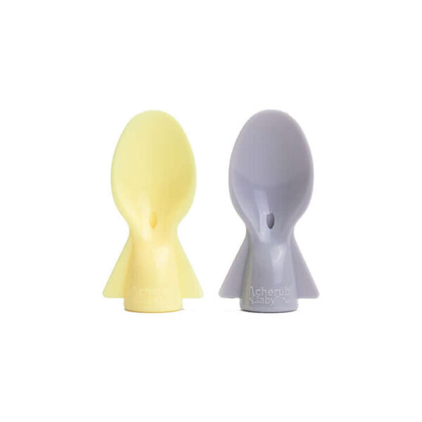 Silicone Food Pouch Soft Spouts - Rose & Sand