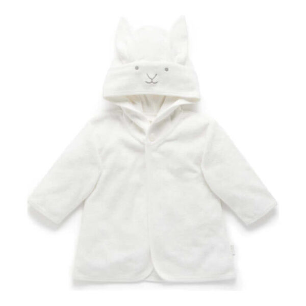 Hooded Bathrobe - Vanilla Bunny (6M-12M)