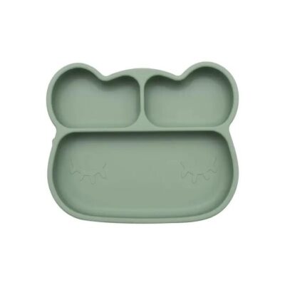 Bear Stickie Plate - Sage