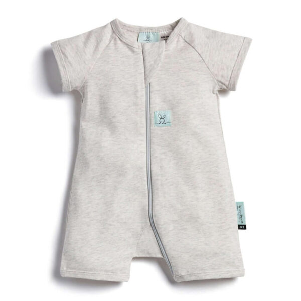 Short Sleeve Layer - Grey Marle - 0.2 Tog - 0-3m