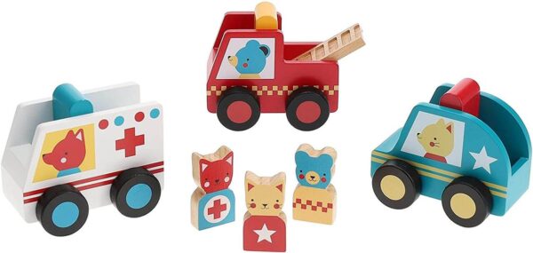 Rescue Pals Wooden Vehicle