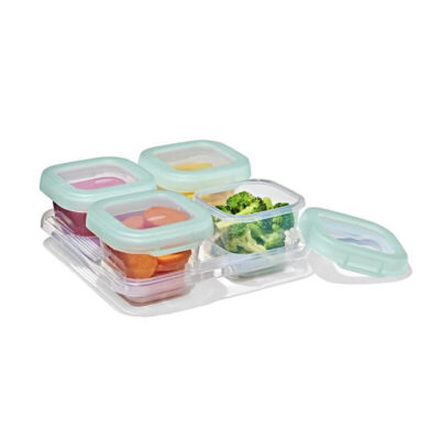 Baby Blocks Freezer Storage Containers - 4 x 180ml
