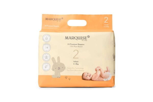 Infant Eco Nappies Size 2 (4-8kg)