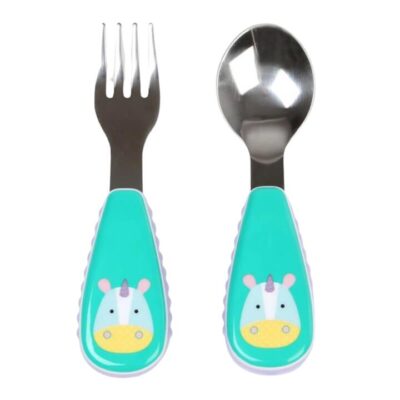 Zootensils Fork & Spoon - Unicorn