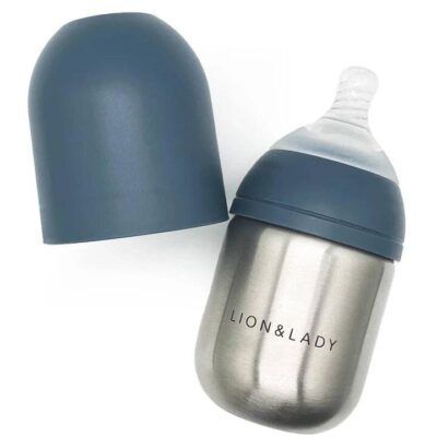 Baby Bottle - French Navy