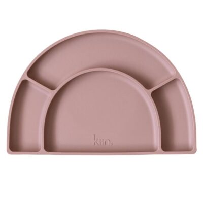 Silicone Divided Plate - Heather