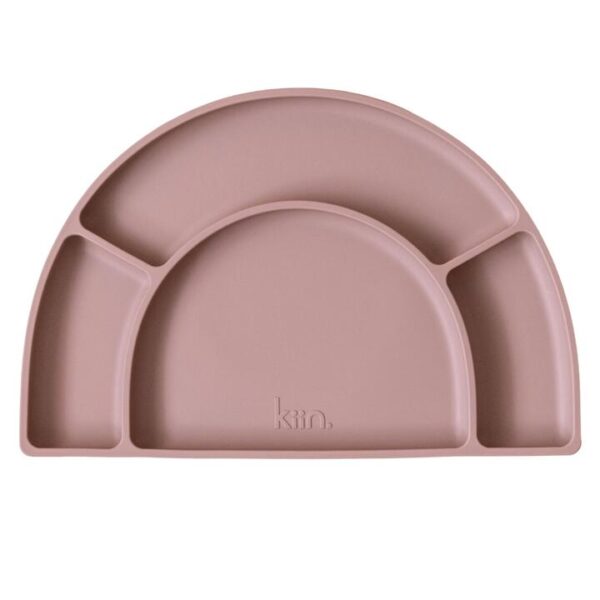 Silicone Divided Plate - Heather