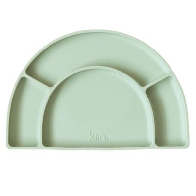 Silicone Divided Plate - Sage