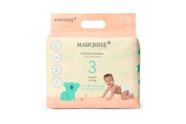 Crawler Eco Nappies Size 3 (6-11kg)