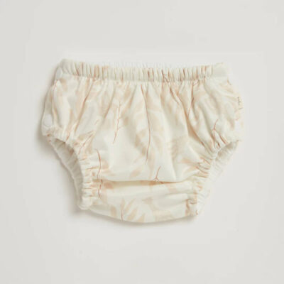 Sophie Olive Leaf Swim Nappy - S