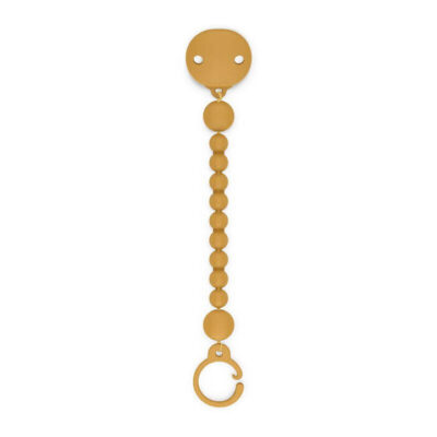 Colour Essence Silicone Soother Clip - Mustard