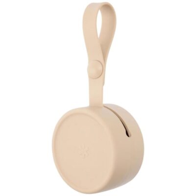 Silicone Soother Holder - Oat