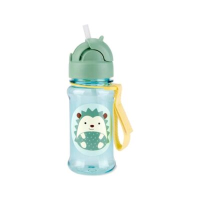 Zoo Tritan Renew Straw Bottle - Hedgehog