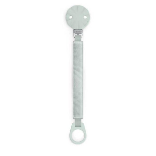 Wonderland Soother Clip With Ribbon - Blue Turquoise