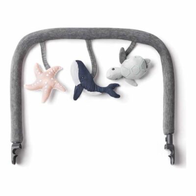 Evolve 3 in 1 Bouncer Toy Bar - Ocean Wonders Charcoal Grey