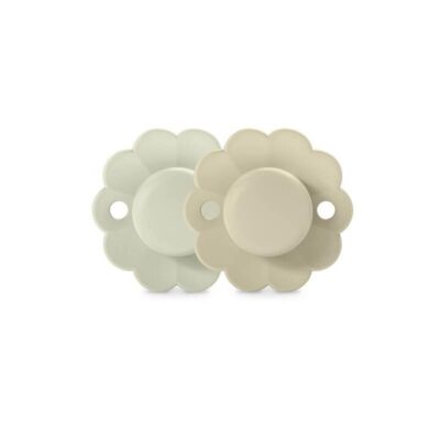 Wonder Soother 0-6months 2 Pack - Almost Aqua/Whitecap Grey