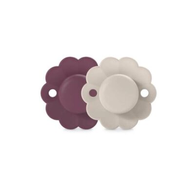 Wonder Soother 6-18 Months 2 Pack - Magenta/Mauve Chalk
