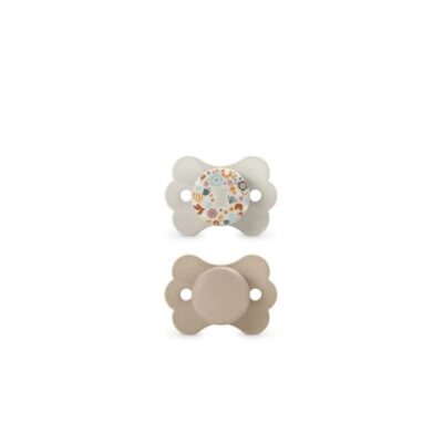 Wonderland Butterfly SX Pro Soother 6-18 Months 2 Pack - Liberty Neutral