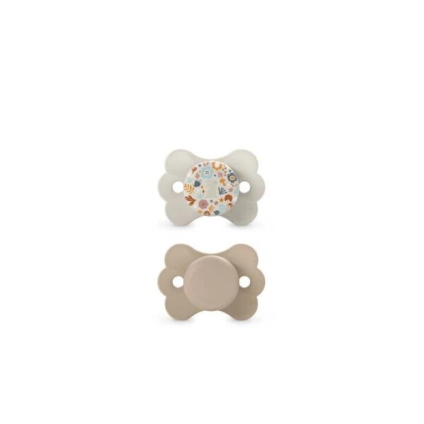 Wonderland Butterfly SX Pro Soother 6-18 Months 2 Pack - Liberty Neutral
