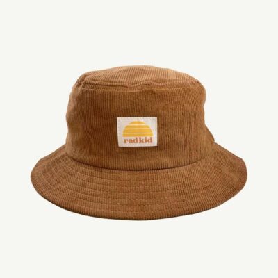 Rad Kid Cord Bucket Hat Tan - Baby 0-1 Years